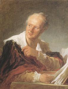 Jean Honore Fragonard Portrait of Diderot (mk05) Sweden oil painting art